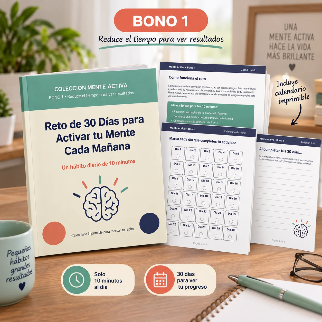 Bono 1 · Reto de 30 días para activar la mente cada mañana